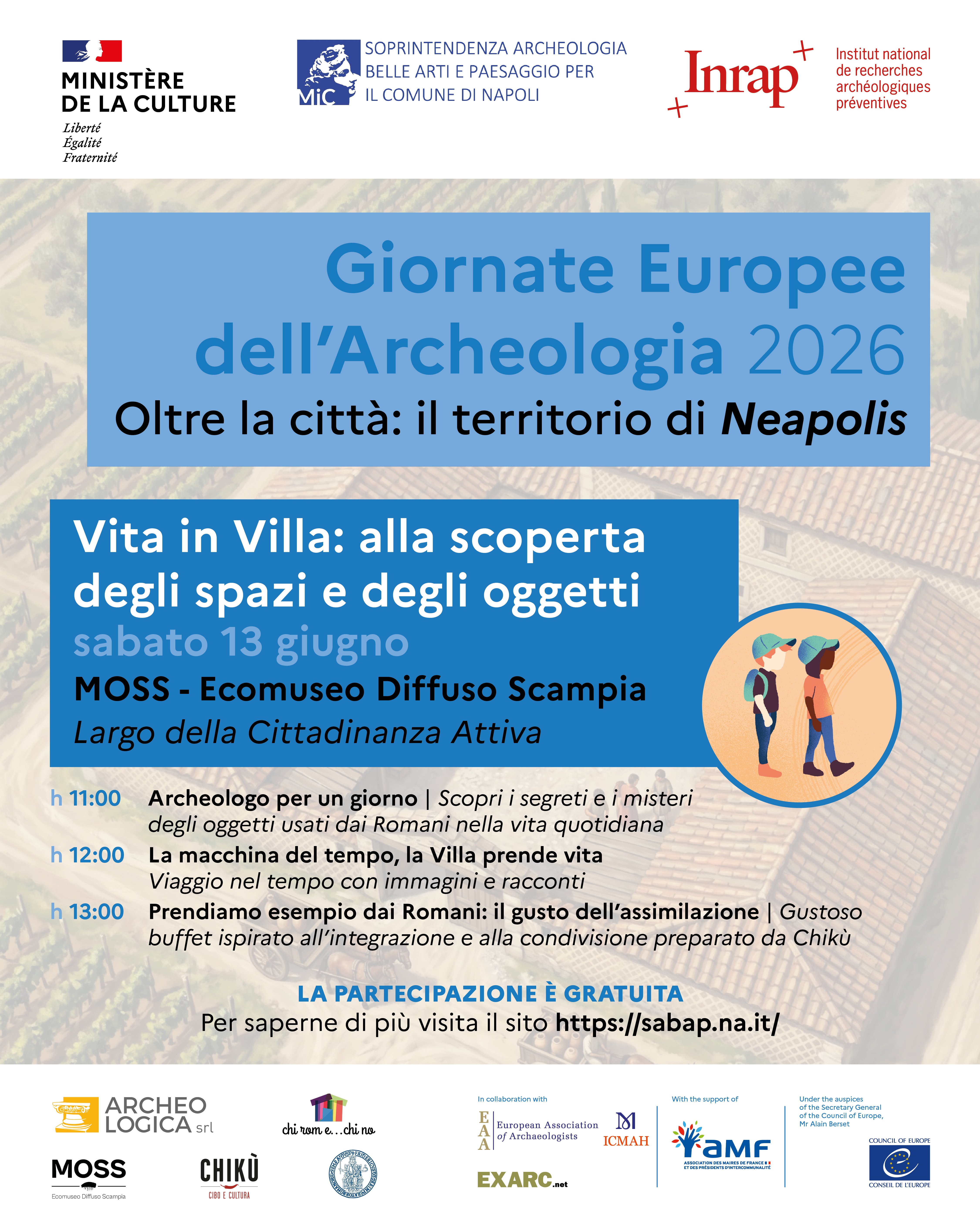 Vita in Villa: alla scoperta degli spazi e degli oggetti. Un viaggio nel tempo tra archeologia, realtà virtuale e sapori